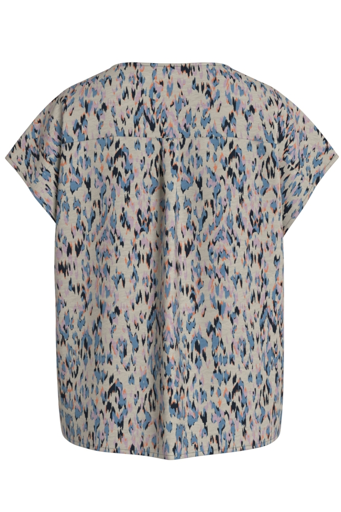 VILIMIA LEO S/S V-NECK TOP/LC 14098975 Winsome Orchid/TUNA